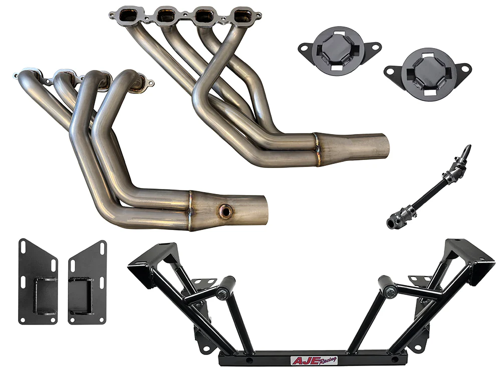 LT Swap Longtube Headers & AJE K-Member | 1979-93 Fox Body & 1994-04 Ford Mustang
