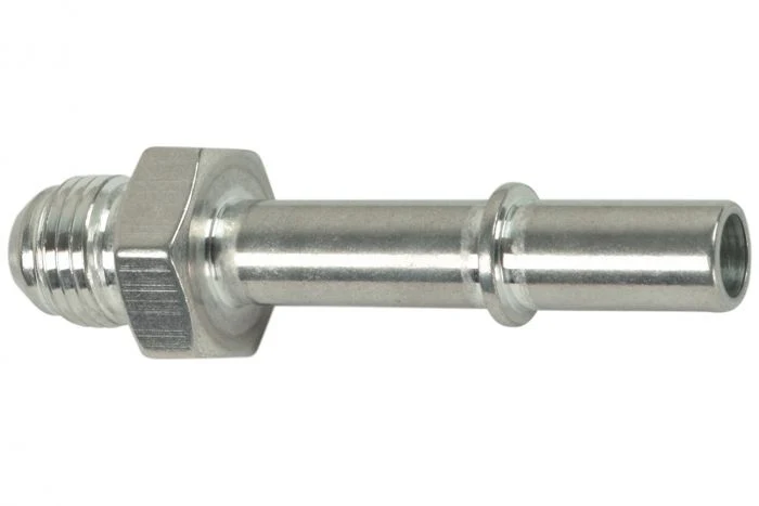 ICT Billet Quick Connect Male 3/8 Fuel Rail Hose to -6AN Adapter Fitting LS LS1 LS3 GM