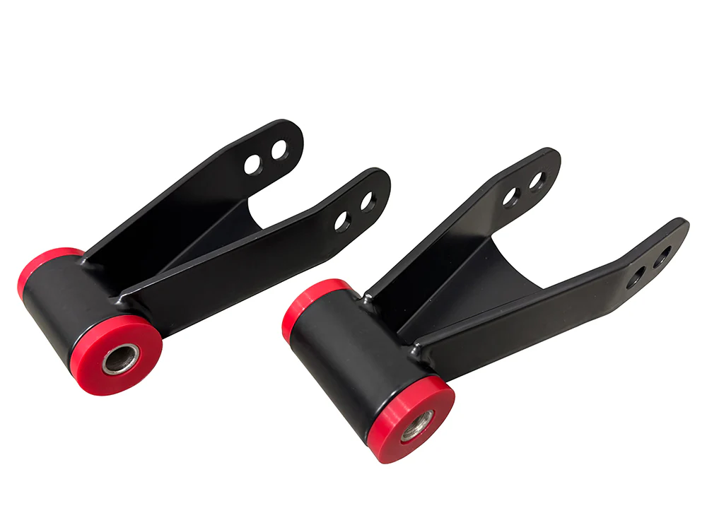 Silverado & Sierra Rear Drop Shackles | 1988-2018 (2WD/4WD)