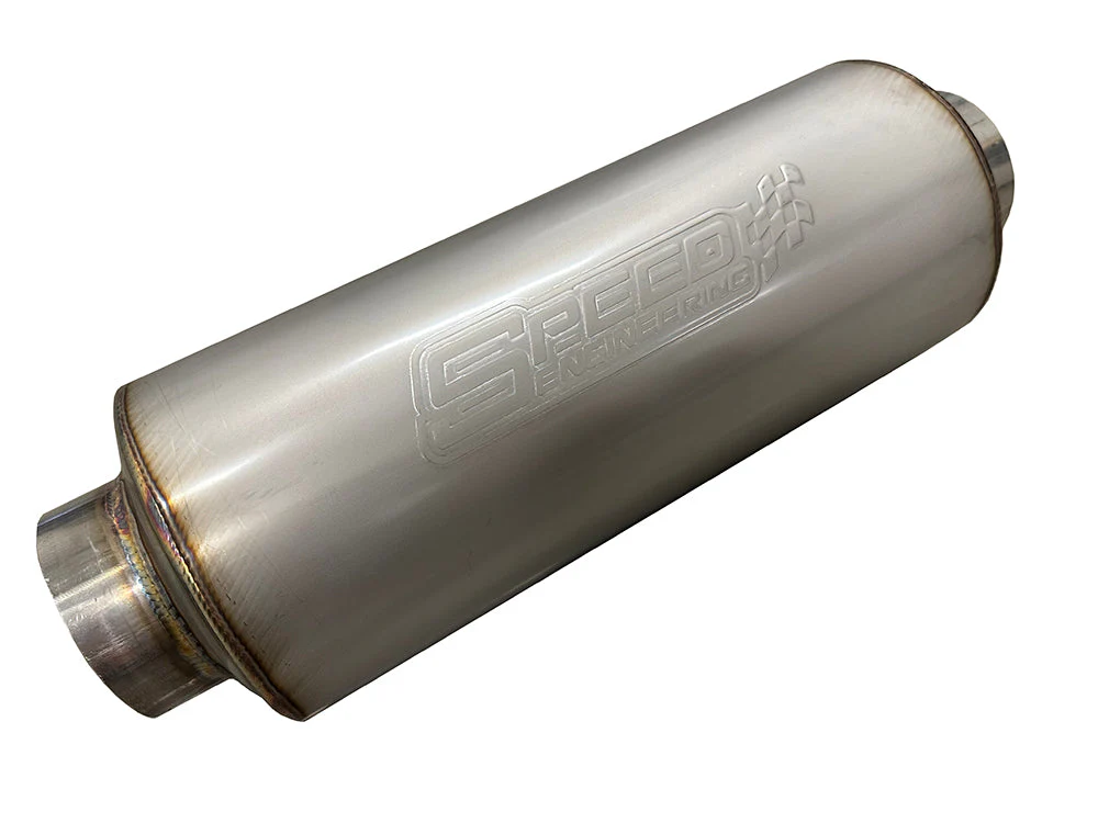 2.5" Inlet/Outlet "Bullet Series" Muffler | (12" Length)