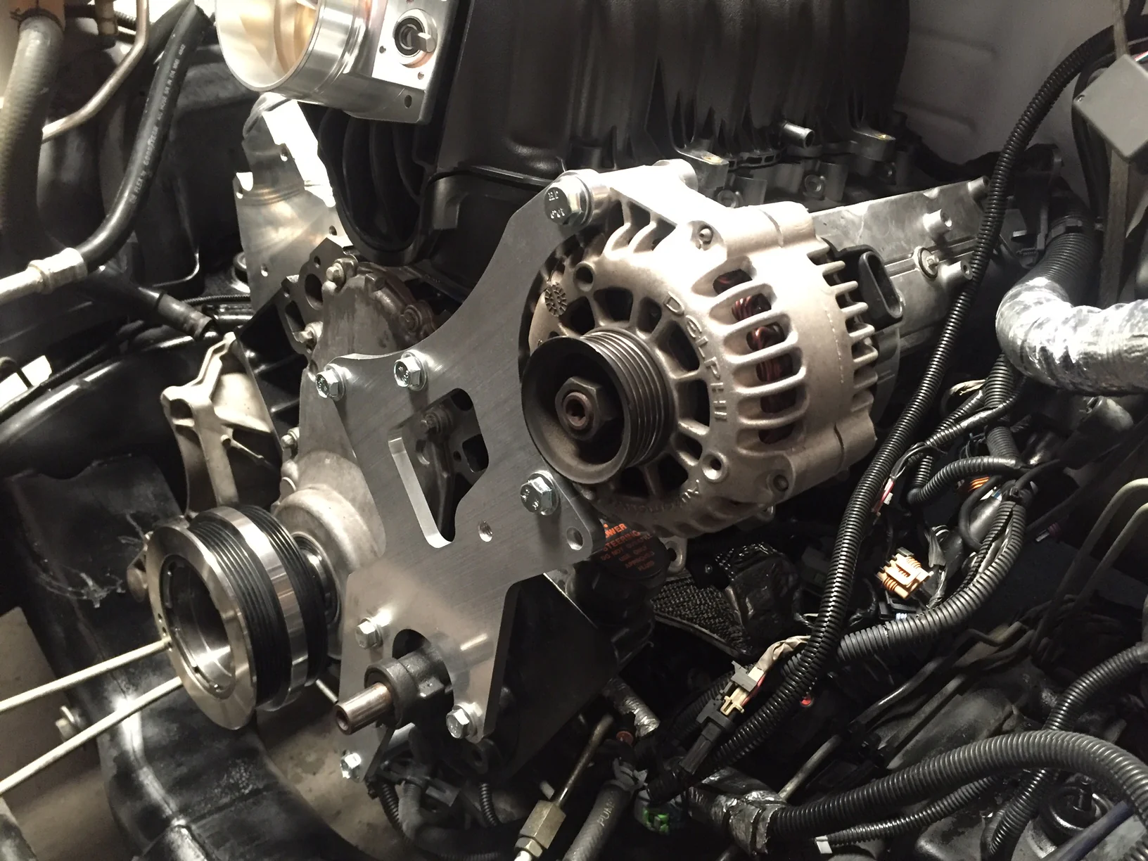 Speed Engineering Conversion Bracket Alternator & Power Steering Pump | (Truck Engine) - Image 3