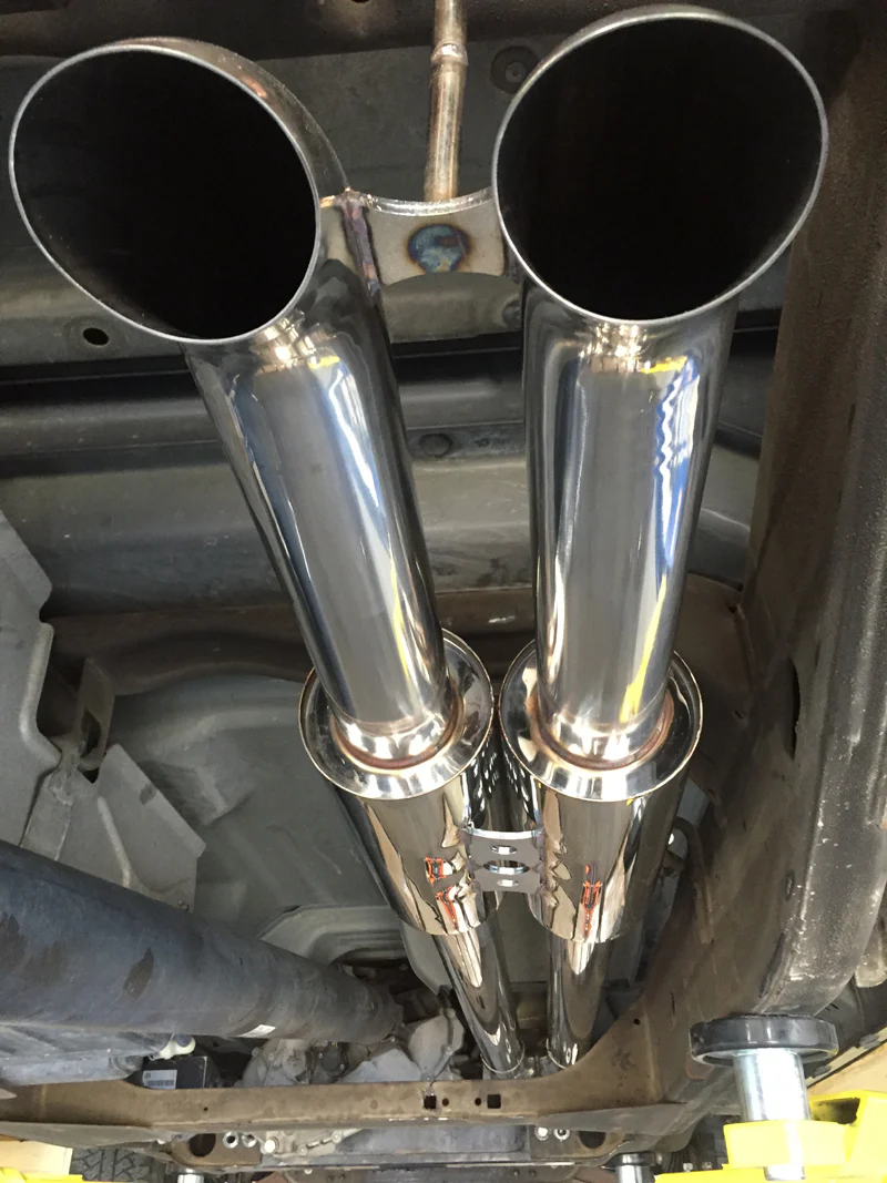 Silverado & Sierra True Dual Exhaust System | 2007-2019 (Crew & Extra Cab) "Axle Exit" - Image 6