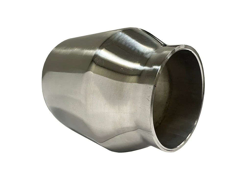 Stainless 2.5" Exhaust Tip | (5" Length, 4" Tip Diameter) - Image 2