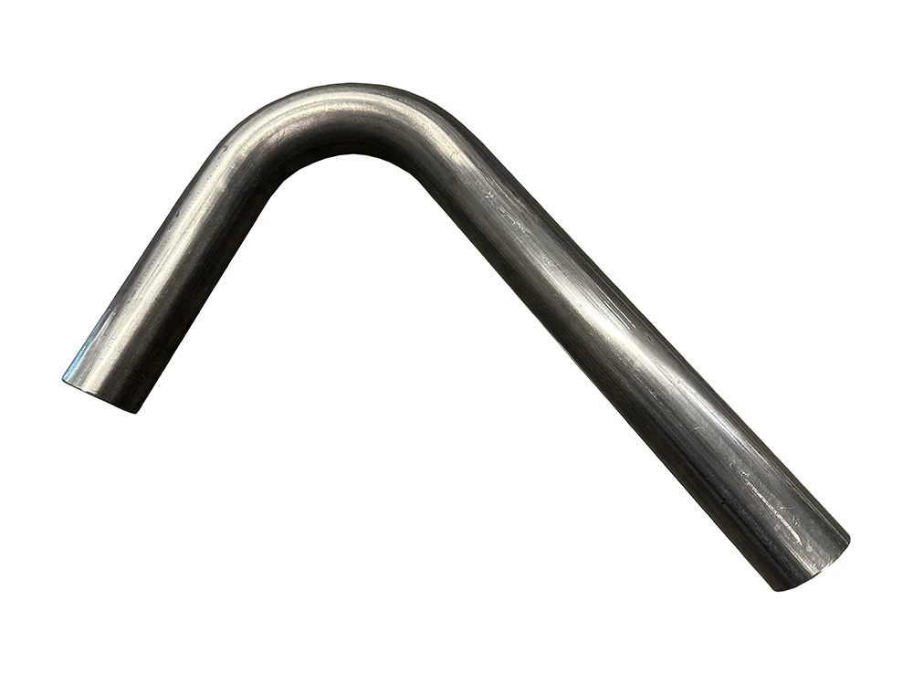 Stainless 1 3/4" - 1 7/8" Exhaust Header Tubing | (120 Degree 3" Radius - 12" Long Leg)