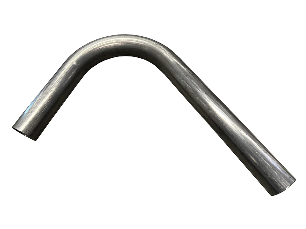 Stainless 1 3/4" - 1 7/8" Exhaust Header Tubing | (120 Degree 4" Radius - 12" Long Leg)