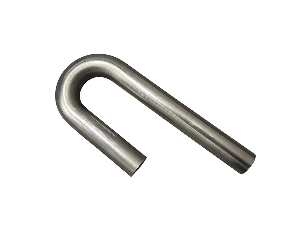 Stainless 1 3/4" - 1 7/8" Exhaust Header Tubing | (J - U Bend 2.25"/2.5" Radius - 12" Long Leg)