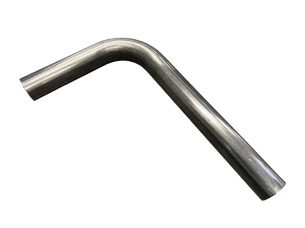 Stainless 1 3/4" - 1 7/8" Exhaust Header Tubing | (90 Degree 3" Radius - 12" Long Leg)