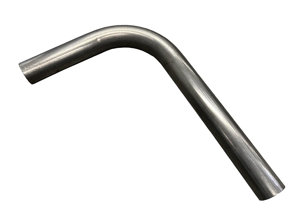 Stainless 1 3/4" - 1 7/8" Exhaust Header Tubing | (90 Degree 4" Radius - 12" Long Leg)