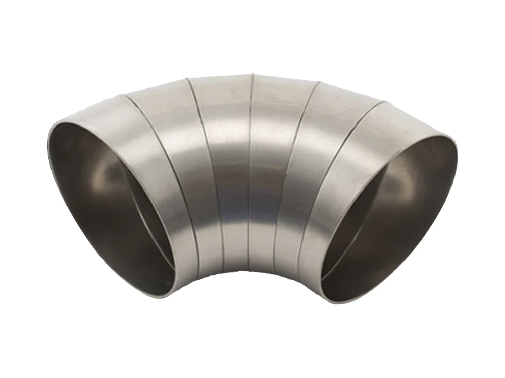 Stainless Steel 90 Degree Round Pie Cuts | 3" (6 Pieces)