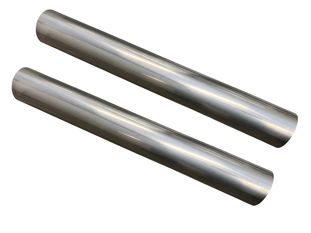 Stainless Straight Exhaust Tubing | (17.5" Long, 3" Dia) Pair