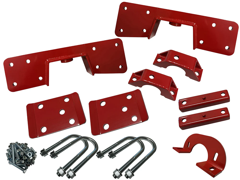 Silverado & Sierra 6" Drop Rear Flip Kit | 1999-2006 (Red)