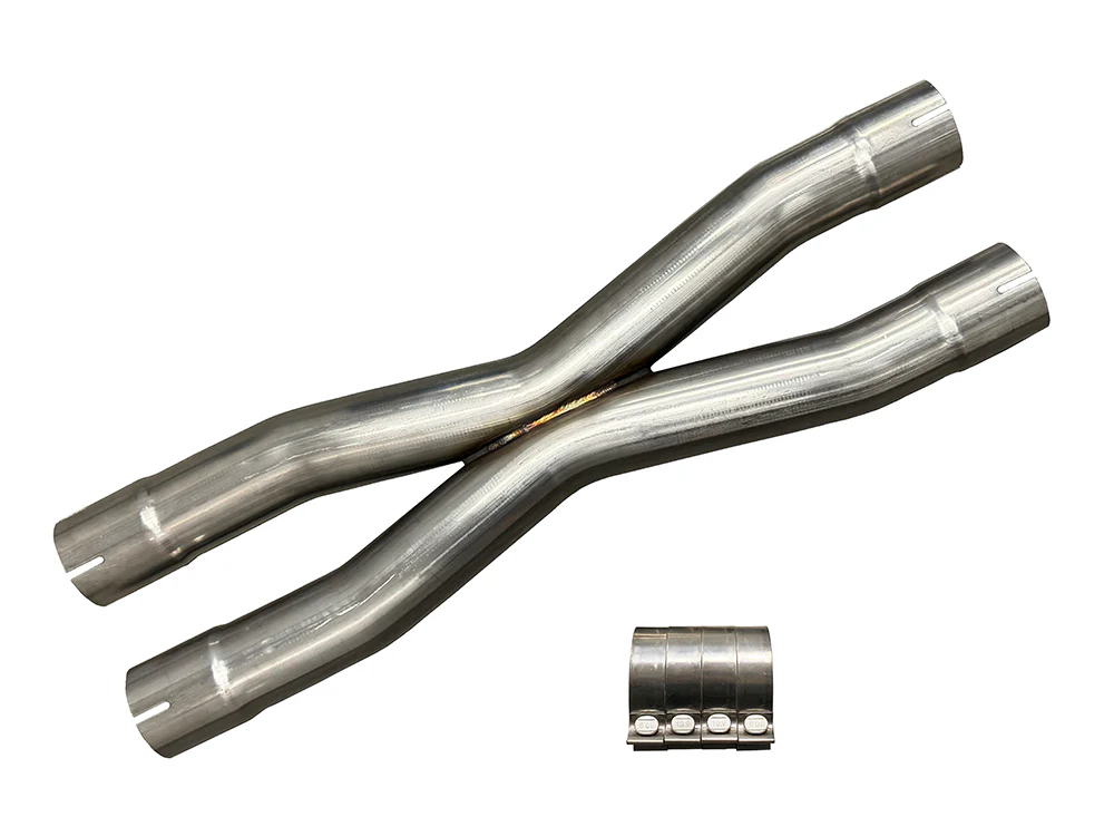 Universal X Pipe 2.5" | (304 Stainless) 26" Length