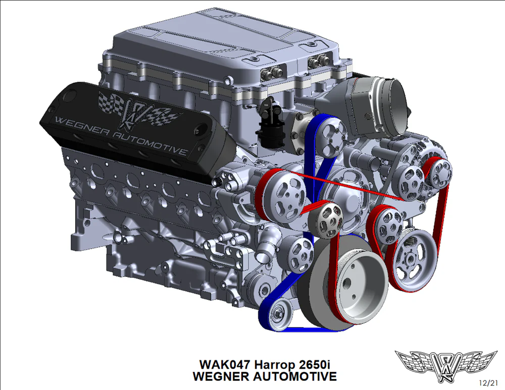 Wegner Automotive LSX Harrop 2650I Drive Kit | Corvette (Y-Body) Offset - Image 7