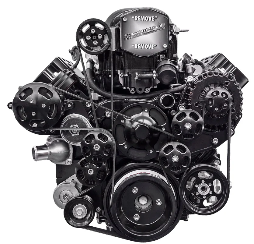 Wegner Automotive LSX Whipple 2.9 Drive Kit | Corvette (Y-Body) Offset
