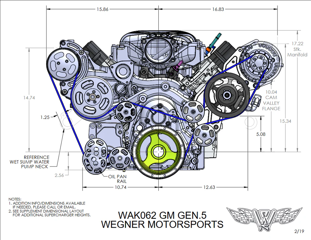 Wegner Automotive LTX N/A Drive Kit | LT1 Wet/Dry Sump - Image 4